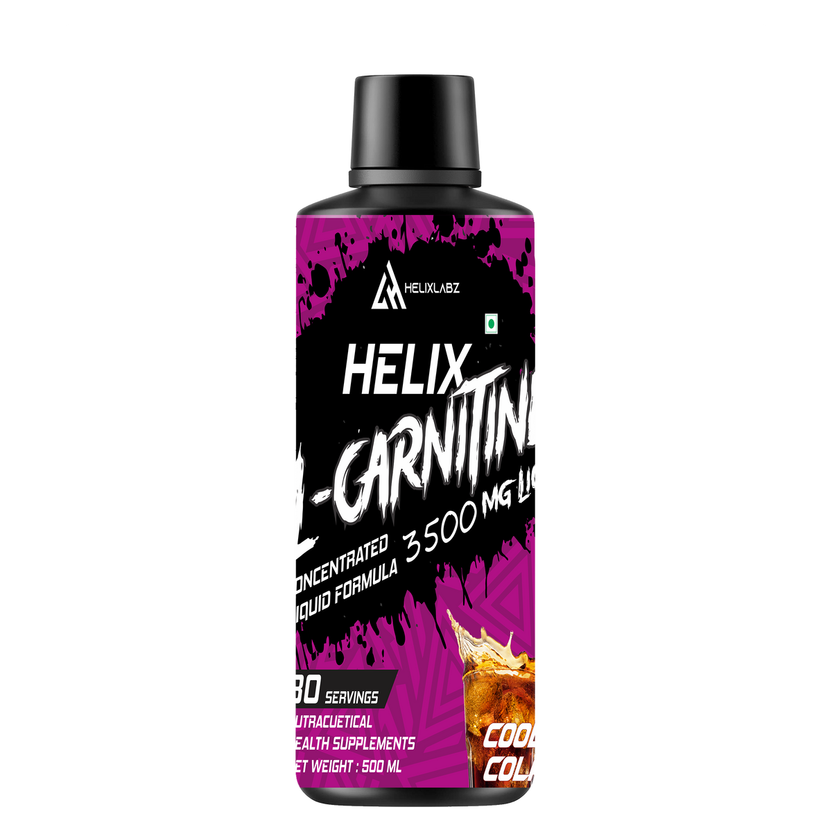 food with l-carnitine Helix Labz L-Carnitine Liquid 3500mg, 30 Servings