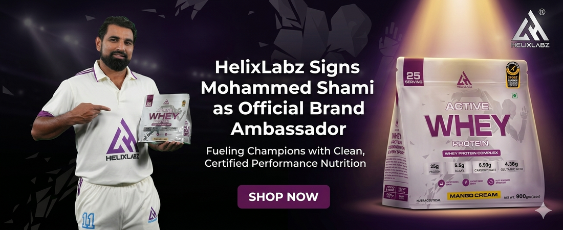 HelixLabz Signs Mohammed Shami as Official Brand Ambassador