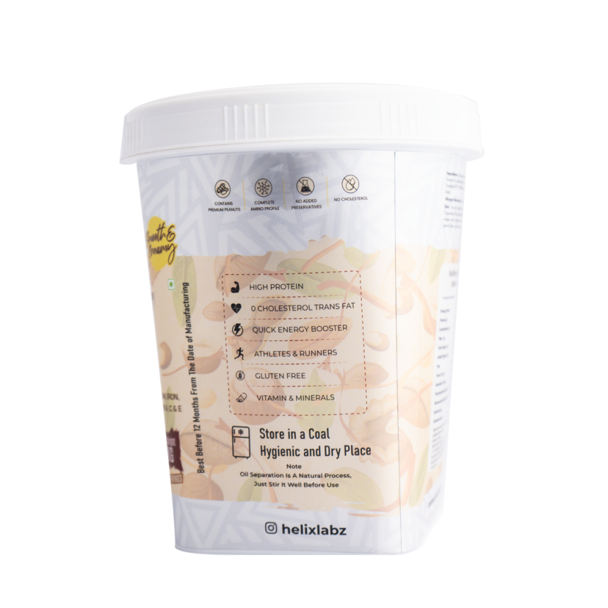 Helix Labz Kulfi Special Peanut Butter 1kg, 32 Servings