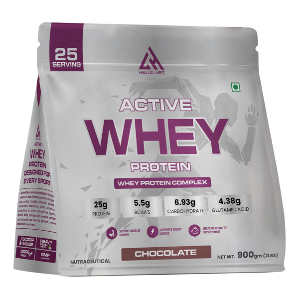Active Whey Protein | Informed Sport Certified - 900Gm (2Lbs), 25 Servings