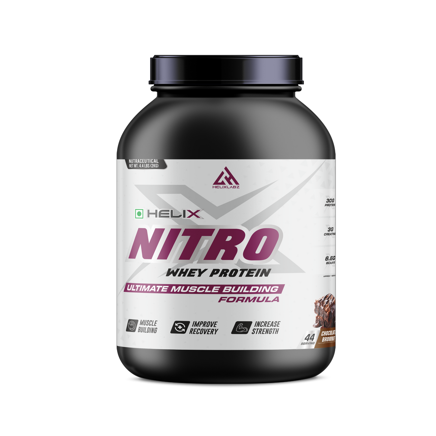 Helix NITRO Whey Protein | Ultimate Muscle Building Formula