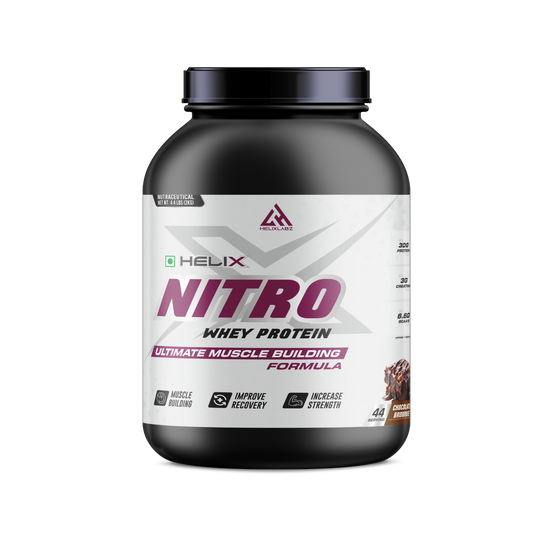 Helix NITRO Whey Protein | (Ultimate Muscle Building Formula)