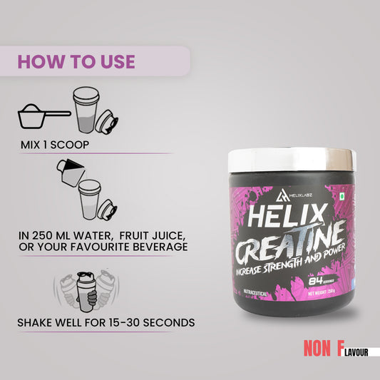 Helix Creatine Monohydrate Powder – 250g