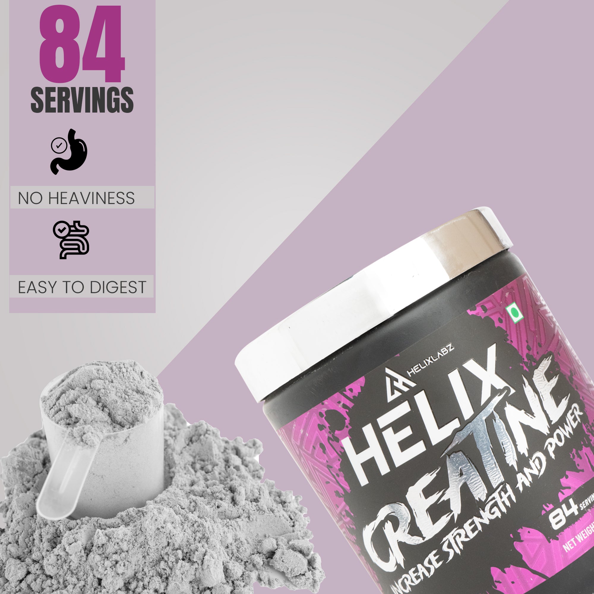 Helix Creatine Monohydrate Powder – 250g