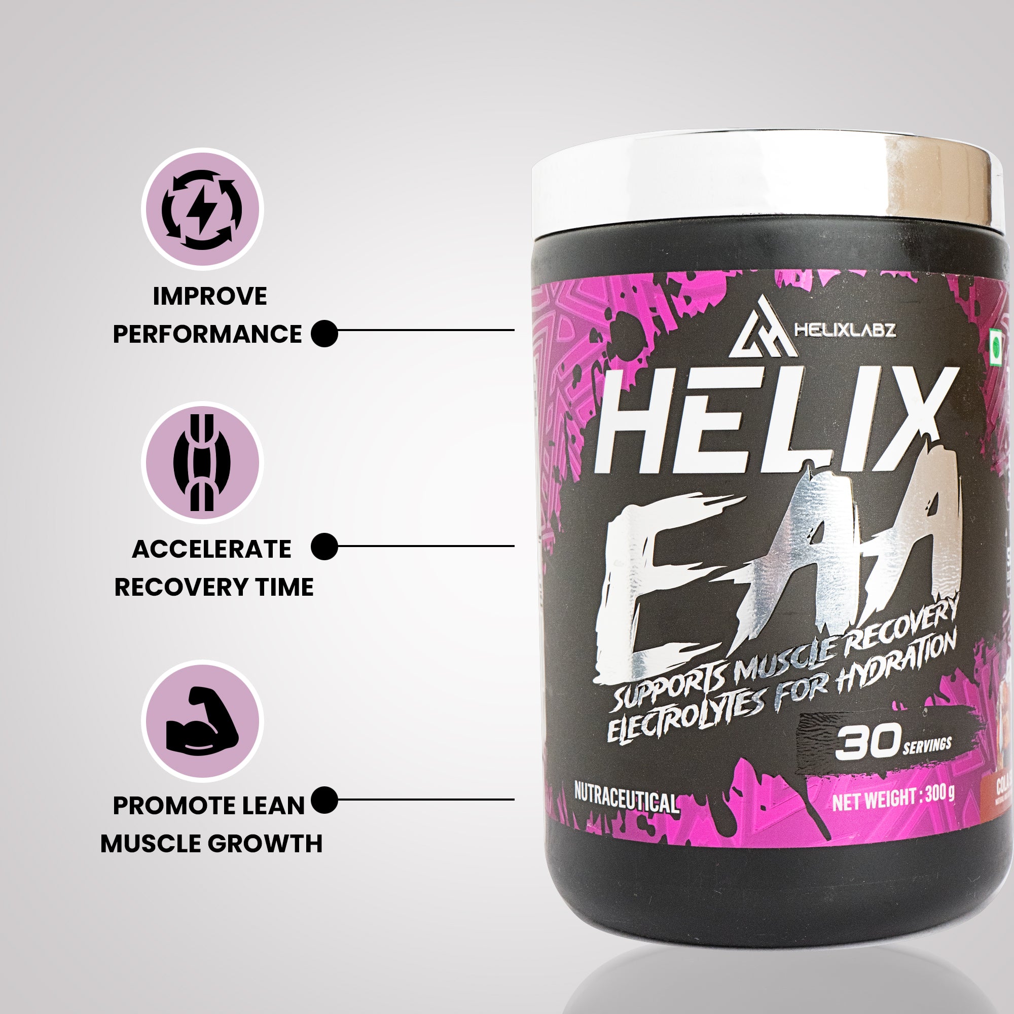 Helix EAA Advance | Supports Muscle Recovery – (300gm, 30 Servings)