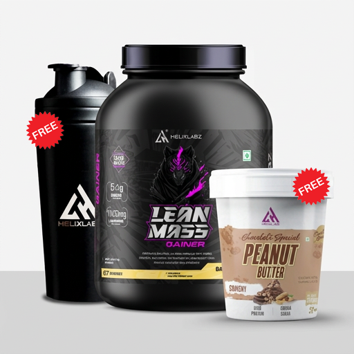 Helix Lean Mass Gainer- 2.7KG(6Lbs), 27 SERVINGS