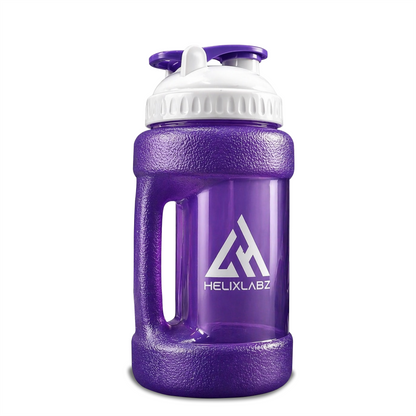 HelixLabz Gallon Gym Bottle 1.8 litre for Gym workout, gallon for adults, Leakproof BPA Free