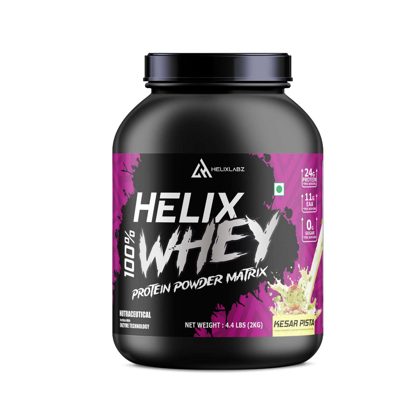 Helix 100% WHEY Protein Powder Matrix – 2kg (4.4LBS)