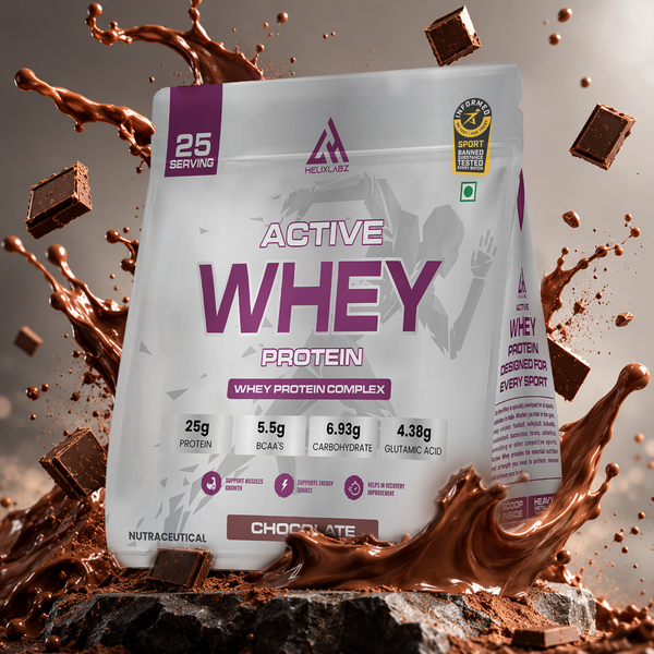 Active Whey Protein | Informed Sport Certified - 900Gm (2Lbs), 25 Servings