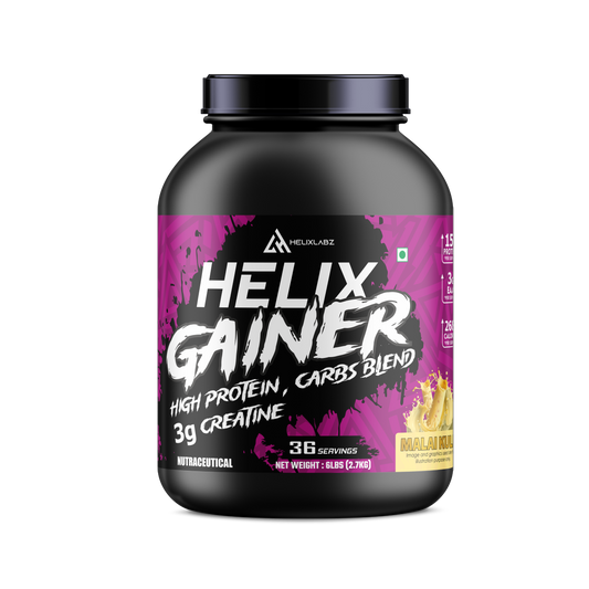 Helix Gainer | Protein & Carbs Blend- (2.7KG, 6Lbs)